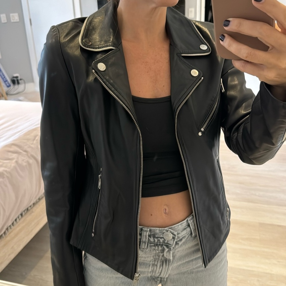 Leather jacket